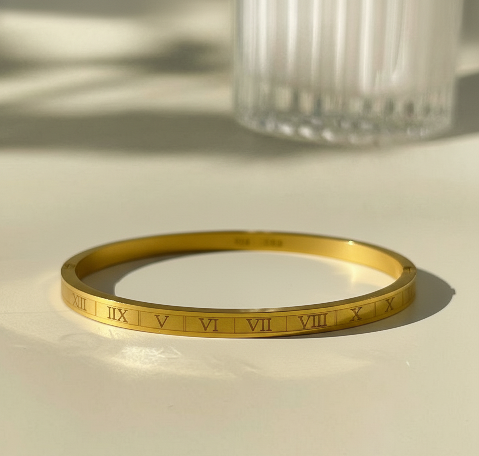 Roman Numeral Bangle