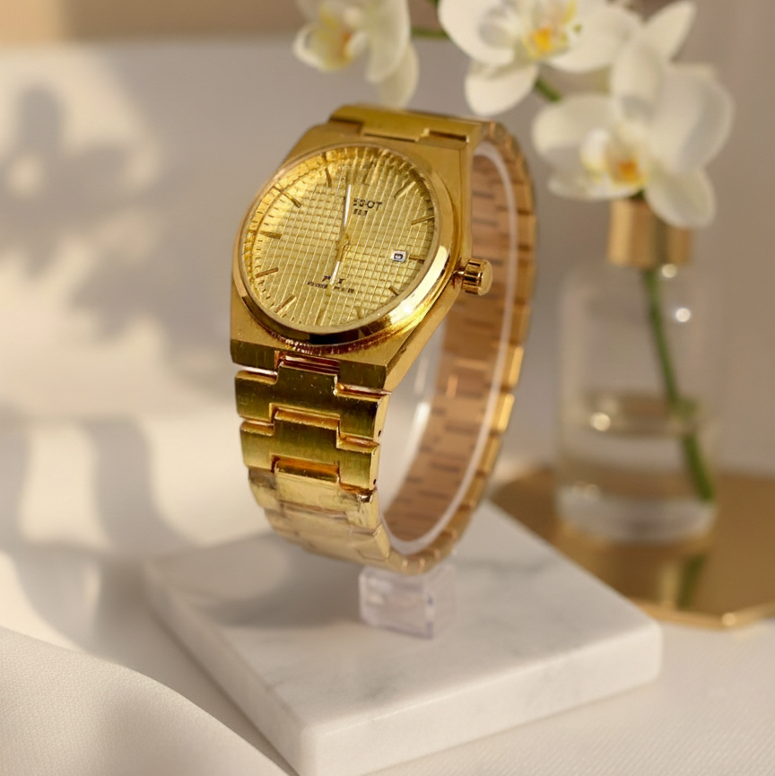 "Elanore Golden Horizon" Tissot PRX Timepiece