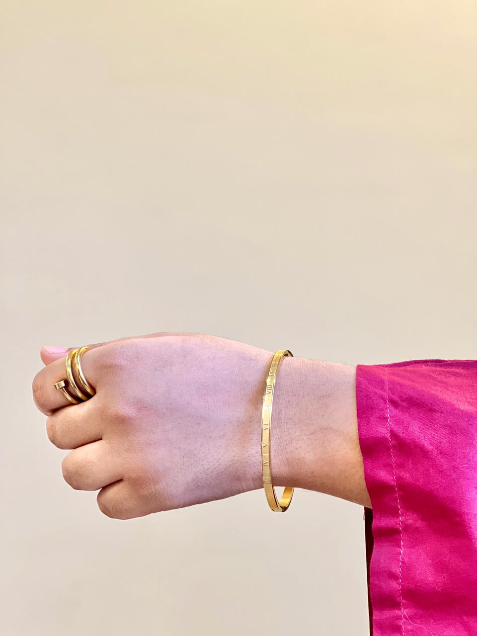 Roman Numeral Bangle