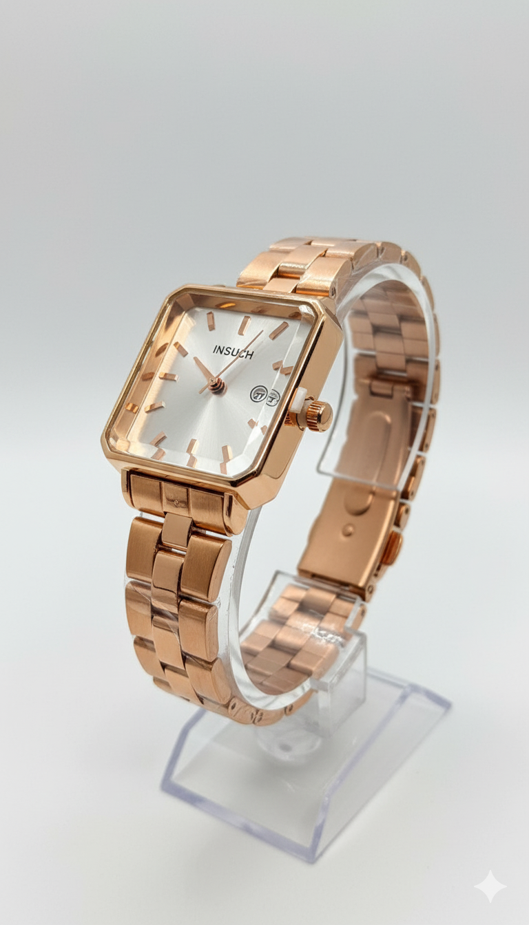 "Elanore Radiance" INSUCH Rose Gold Timepiece